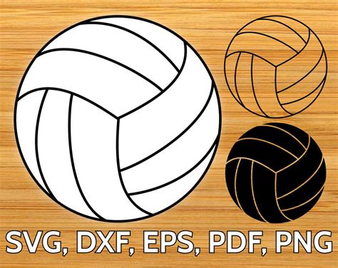 Download Free Volleyball Template 003 | Cut File for Cricut